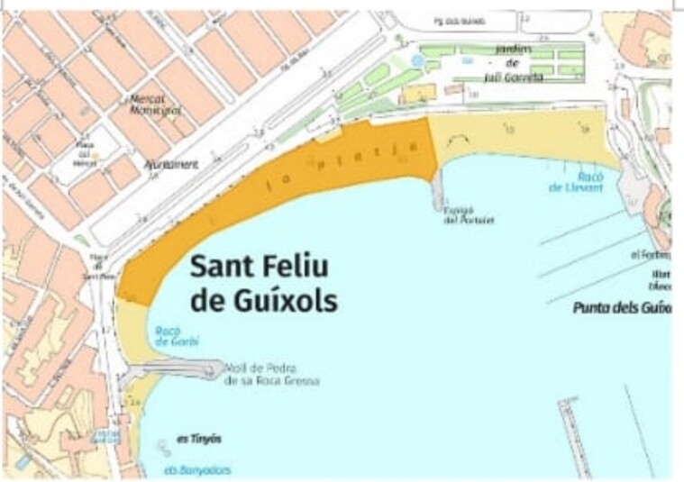 Sant Feliu continua ampliant un any més la zona sense fum a les platges
