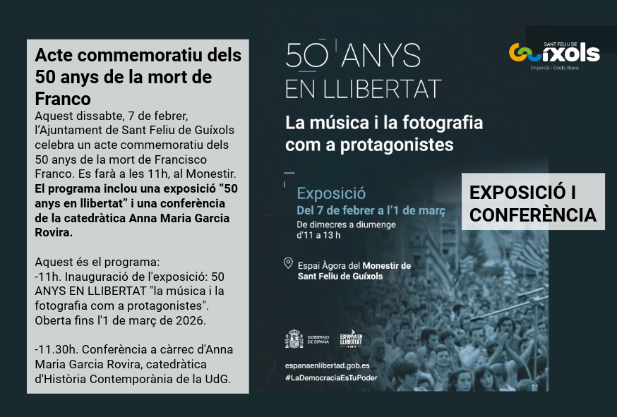 Acte commemoratiu dels 50 anys de la mort de Franco