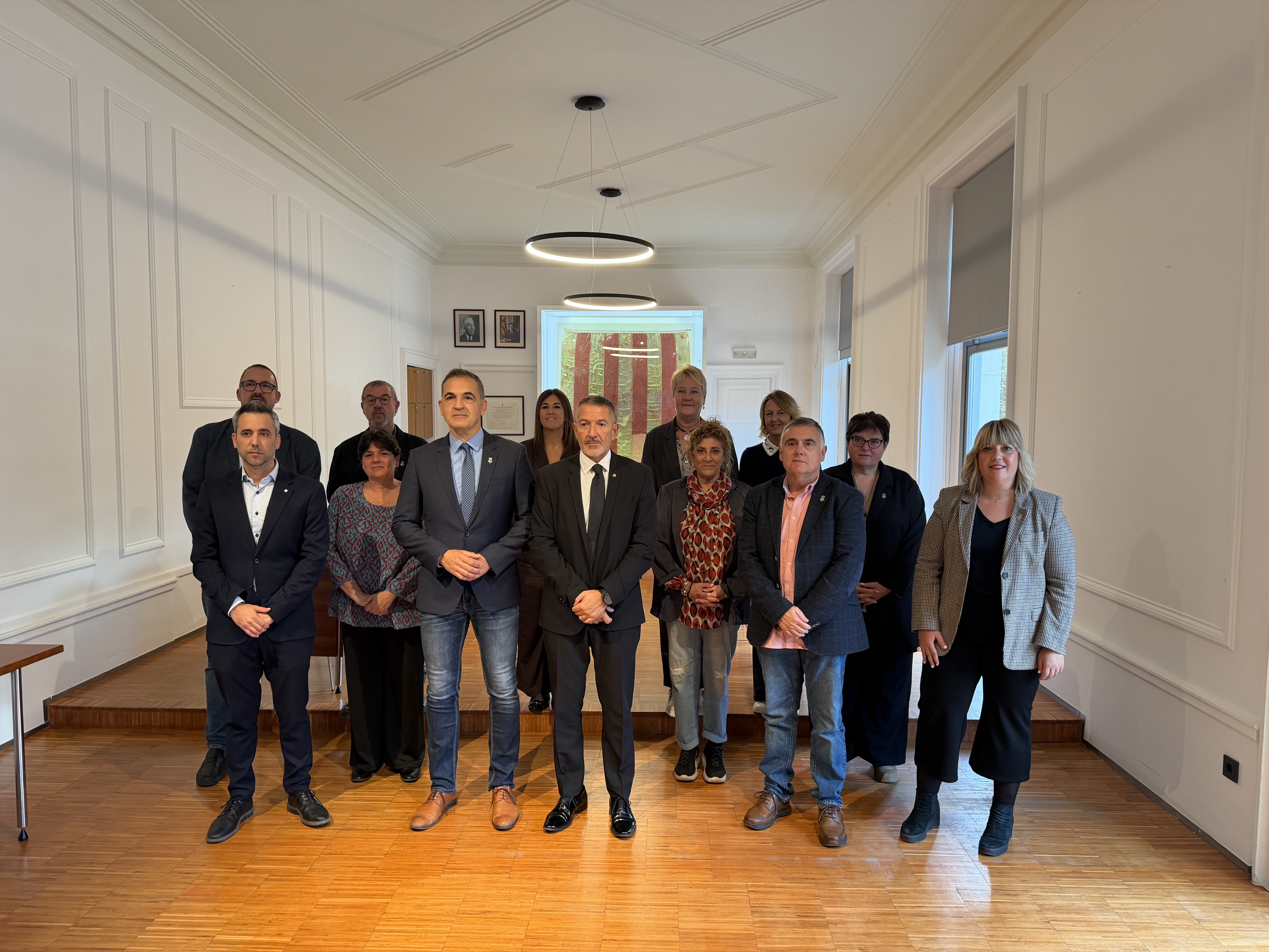 L’Hble. Sr. Miquel Sàmper, conseller d'Empresa i Treball, visita Sant Feliu de Guíxols
