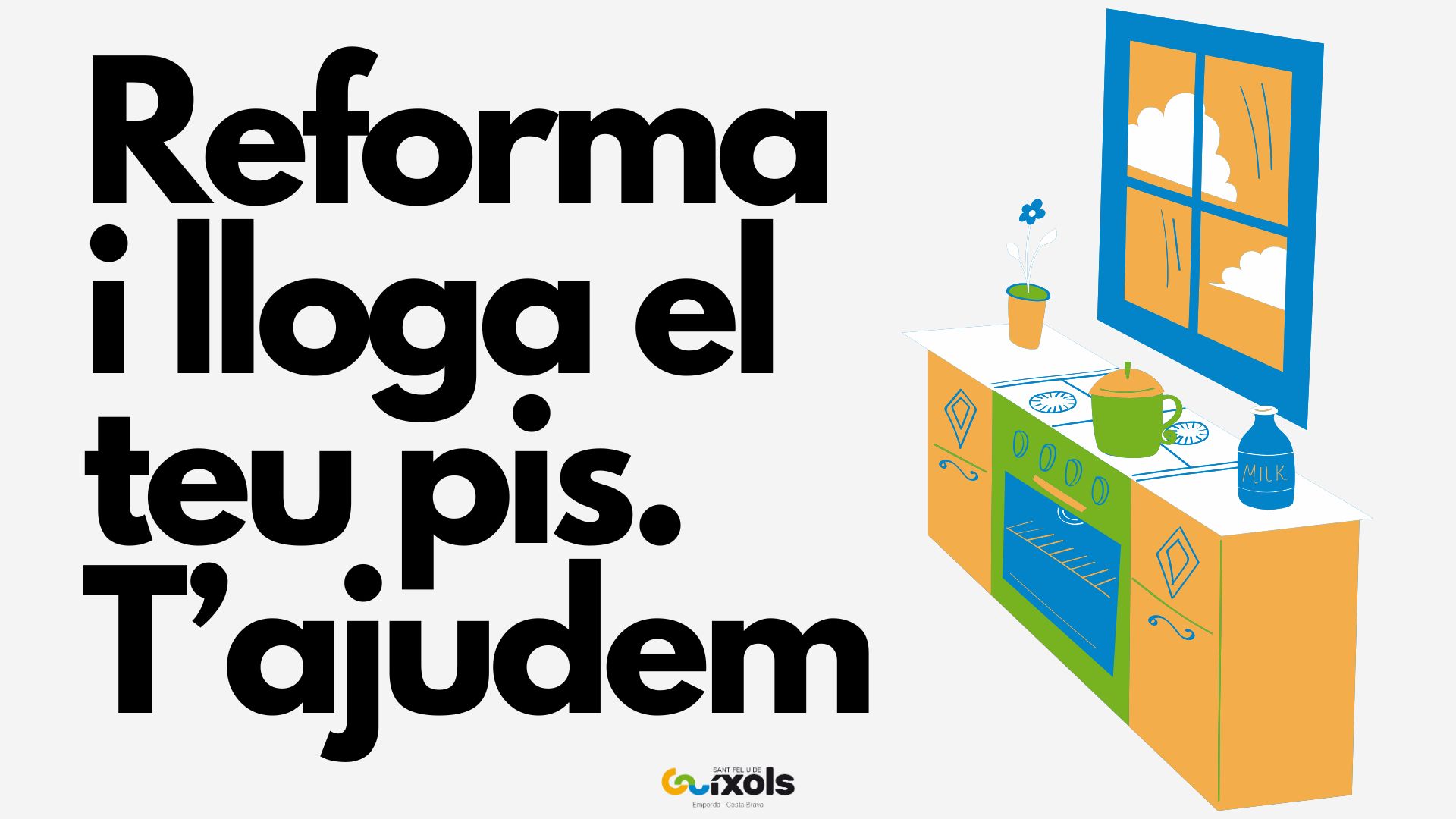 Oberta la convocatòria de subvencions per a obres de rehabilitació d'habitatges per incorporar a la Borsa de Mediació per al lloguer