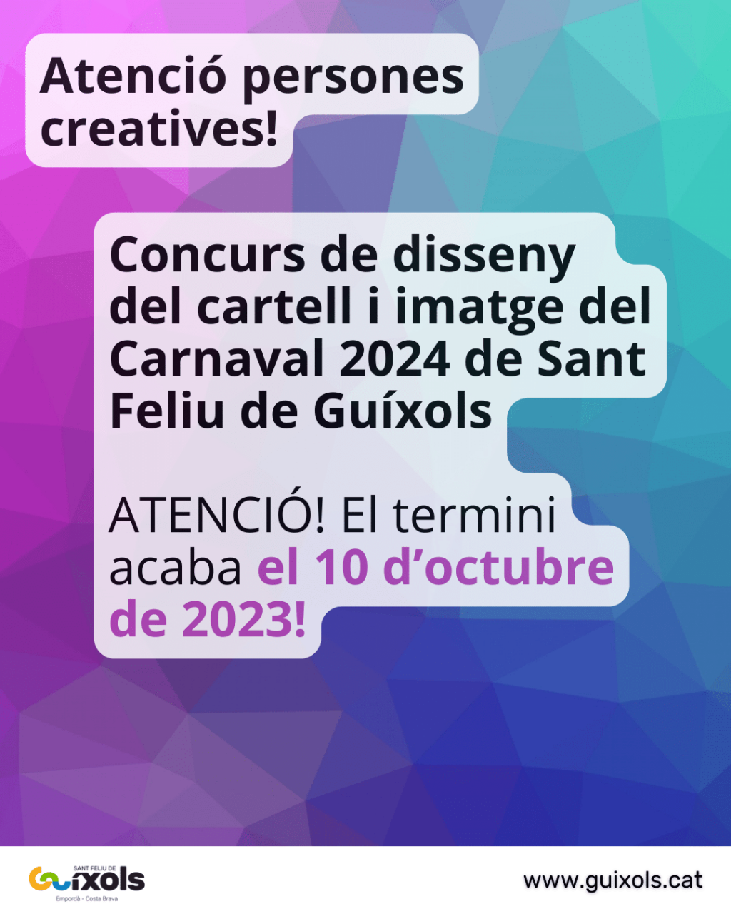 Concurs de Cartells de Carnaval 2024