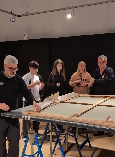 Inauguració de l’exposició d’Ignasi Esteve, curada pels alumnes de Batxillerat Artístic