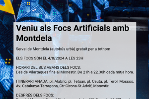 Veniu als Focs Artificials amb Montdela