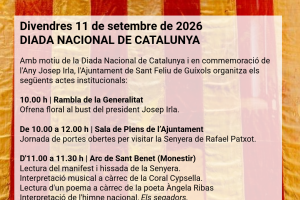 Divendres 11 de Setembre de 2026 - Diada Nacional de Catalunya