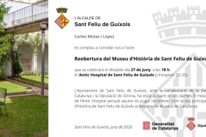 Portes Obertes: aquest dissabte a la tarda s'obre oficialment el Museu d'Història després de les obres.