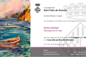 Inauguració de l'exposició de Rosa Agenjo (Espai Carmen Thyssen)